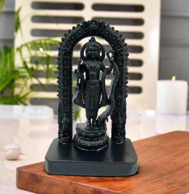 NAVYAKSH RAMLALA-RS-10.6x6.2wx17.5-BLK Decorative Showpiece  -  17.5 cm(Resin, Black)