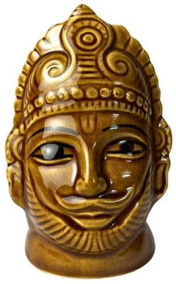 Devlink Decorative Showpiece  -  17 cm(Ceramic, Brown)