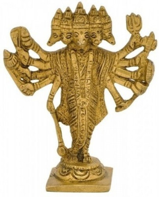 SHRI ASTHA VINAYAK Decorative Showpiece  -  13 cm(Brass, Gold)