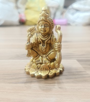 pranchi Decorative Showpiece  -  8 cm(Brass, Gold)