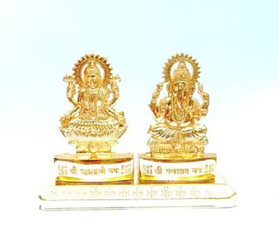 SHRI ASTHA VINAYAK Decorative Showpiece  -  9 cm(Metal, Gold)
