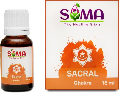 Treemasion Vastu HOMES SACRAL CHAKRA Oil/ Essential Oil (15ML, Pack of 1) Decorative Showpiece  -  15 cm(Plastic, Orange)