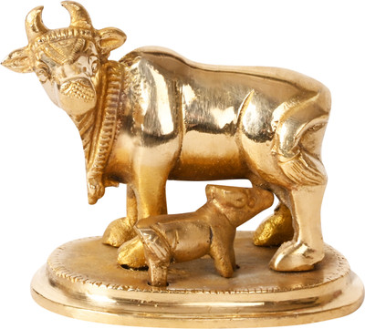 DOKCHAN Decorative Showpiece  -  7.6 cm(Brass, Gold)