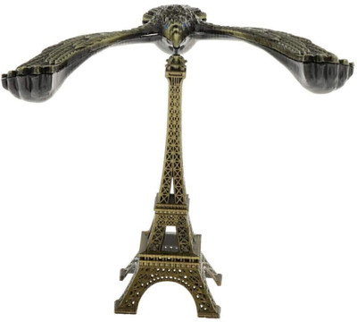 SSCollection Handicraft Creative IronTower Balance Eagle Statue Gift DIY Craft Bronze Classic Decorative Showpiece  -  26 cm(Metal, Gold)