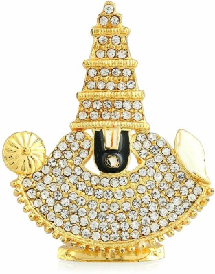 Swarnim Jewellers Tirupati balaji Decorative Showpiece  -  2 cm(Brass, Multicolor)