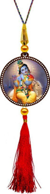 Giftlab Lord Radhe Krishna Ji Hanging for Car & Home Decorative Showpiece 3Y Car Hanging Ornament(Pack of 1)