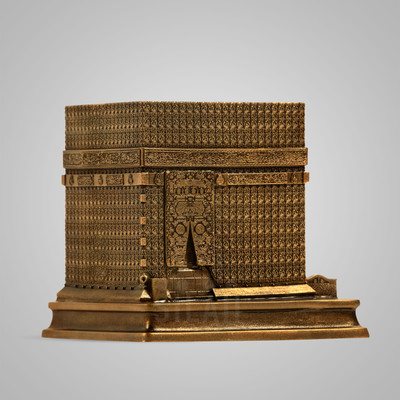 SILAII Mecca - The Kaaba Sculpture Antique Bronze Decorative Showpiece  -  15.2 cm(Polyresin, Brown)