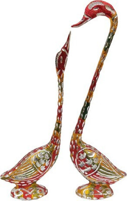 Vivan Creation MULTI SARAS BIG Decorative Showpiece  -  36.83 cm(Metal, Multicolor)