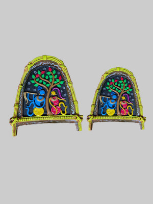 SSARTR Decorative Showpiece  -  26.67 cm(Paper Mache, Multicolor)