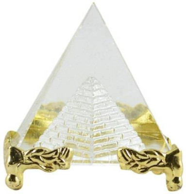 ASTRUMS Vastu / Feng Shui Crystal Pyramid For Positive Energy And Vastu Correction.Good Luck & Prosperity Decorative Showpiece - 4 cm (Crystal, White) Decorative Showpiece  -  4 cm(Crystal, Clear)