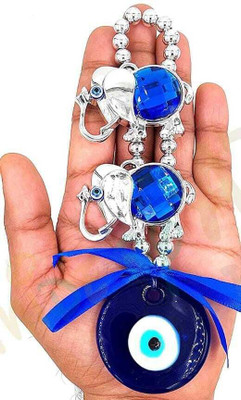 KSB TRADERS Decorative Showpiece  -  16.5 cm(Glass, Blue)