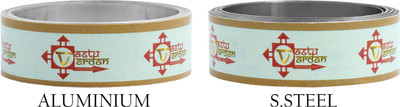 vastu vardan ALUMINIUM, S.STEEL STRIP COMBO (4 Feet, 0.5 Inch, 0.2MM Thickness)/ Vastu Strips Decorative Showpiece  -  1.27 cm(Brass, Silver)