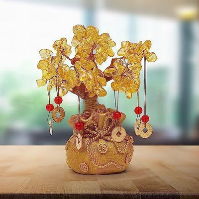 ChandniPanchal Decorative Showpiece  -  13 cm(Resin, Gold)