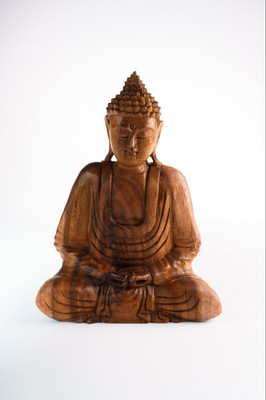 Bagus Decorative Showpiece  -  25 cm(Wood, Brown)