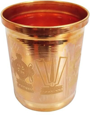 POOJA GHAR Copper Lakshmi Kuncham - Lakshmi Kuber Kuncham - (2.5 Inch) Decorative Showpiece  -  5 cm(Copper, Brown)