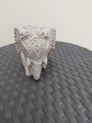 Virsha Showpeice figurine Decorative Showpiece  -  4 cm(Stone, White)