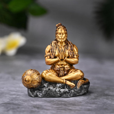 Muskan Divine Decorative Showpiece  -  5 cm(Polyresin, Gold)