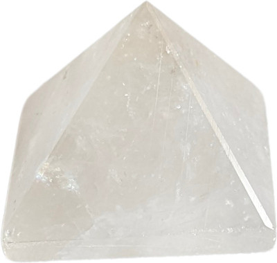 Maitri Export Smokey Quartz 1 Inch Pyramid Decorative Showpiece  -  3 cm(Crystal, Grey)