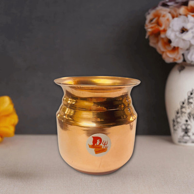 SBBCO Copper Kalash Lota For Festival Puja/Worship Pooja Items Copper Kalash (Brown) Copper Kalash(Height: 7 inch, Brown)