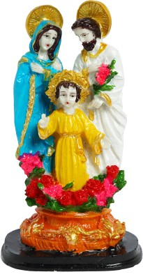Delhi Gift House Jesus Christ Mother Mary Decorative Showpiece Figurine For Home ,Office (Multicolor) Decorative Showpiece (Polyresin, Multicolor) Decorative Showpiece  -  12 cm(Polyresin, Multicolor)