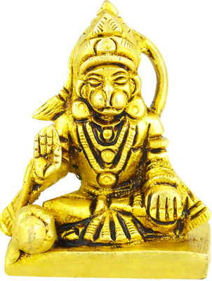SHRI ASTHA VINAYAK Decorative Showpiece  -  8 cm(Brass, Gold)