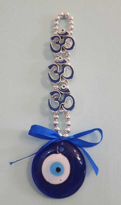 KSB TRADERS Decorative Showpiece  -  22 cm(Glass, Blue)