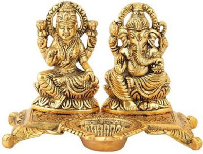 SHRI ASTHA VINAYAK Decorative Showpiece  -  10 cm(Aluminium, Gold)