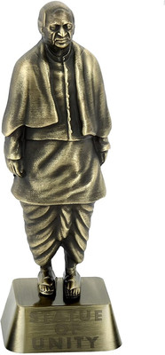 Antiqued Decorative Showpiece  -  11 cm(Metal, Black)