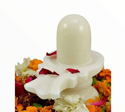 PUCHCHI Decorative Showpiece  -  5.7 cm(Marble, White)