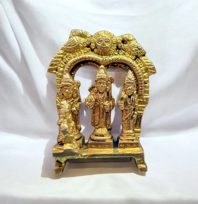 KalashCart RAM DARBAR IDOL BRASS MATERIAL (L*B*H) 6*4*9CM KALASHCART Decorative Showpiece  -  9 cm(Brass, Yellow)