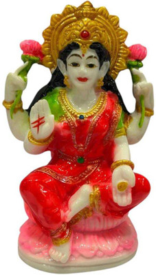 SS Krishna Laxmi _4 inch Decorative Showpiece  -  10 cm(Resin, Multicolor)