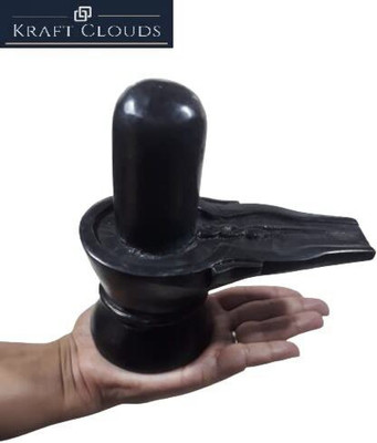 VALUE CRAFTS Decorative Showpiece  -  15 cm(Stone, Black)