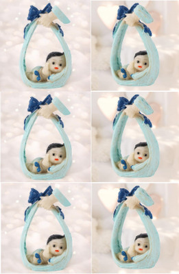 Chocozone Decorative Showpiece  -  6 cm(Resin, Blue)