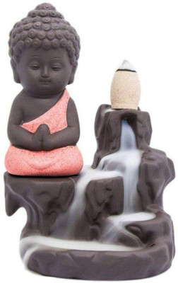 DvR ClicK Smoke Backflow Showpiece Decorative Showpiece  -  15 cm(Polyresin, Multicolor)