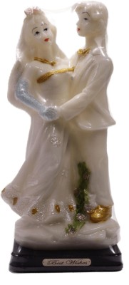 Global Collectionss 2033 Couple Decorative Showpiece  -  9.5 cm(Polyresin, Multicolor)