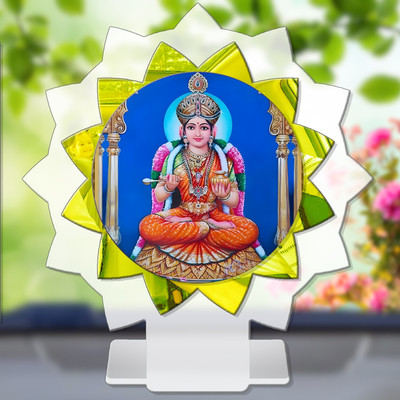 GiftsRange Annapurna Devi Annapoorna Devi of Food Car Dashboard Idol Decorative Showpiece  -  11 cm(Plastic, Multicolor)