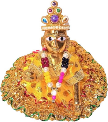 SHRI ASTHA VINAYAK Decorative Showpiece  -  8 cm(Brass, Yellow)
