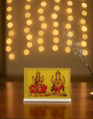 Radheshn store goldenlg Decorative Showpiece  -  8 cm(Plastic, Multicolor)