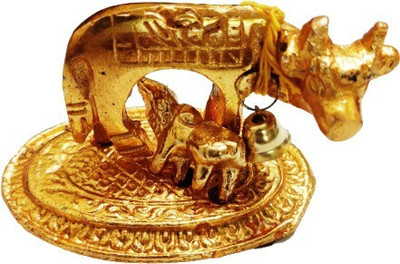 SHRI ASTHA VINAYAK Decorative Showpiece  -  8 cm(Metal, Gold)