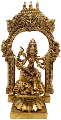 Bhunes Decorative Showpiece  -  30 cm(Brass, Gold)
