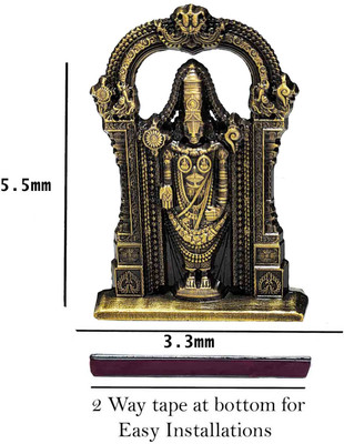 Shiv Jagdamba Automobile Showpiece Decorative Showpiece  -  3.5 cm(Metal, Green)