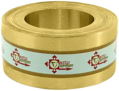 vastu vardan Vastu Brass Strip (Length- 8 Feet, Width- 1 Inch, Thickness- 0.2mm) (Pack of 1) Decorative Showpiece  -  0.02 cm(Brass, Yellow)