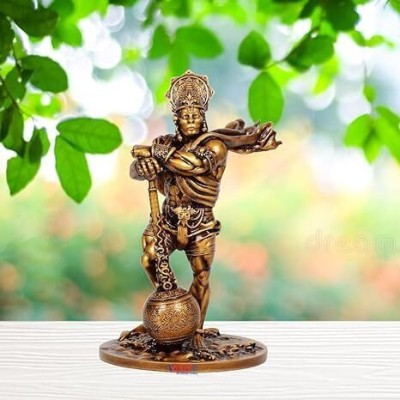 Handicraft Hub Decorative Showpiece  -  10.6 cm(Polyresin, Gold)