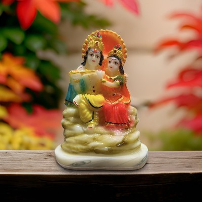 Rama Collections Decorative Showpiece  -  12 cm(Marble, Multicolor)