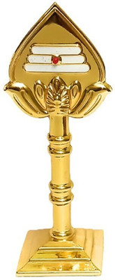 RK Co | RK7Co. Kartikeya Golden Vel for Gift / Car / Puja | Double-Sided Design | Decorative Showpiece  -  12 cm(Steel, Gold)