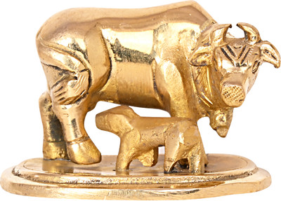 TORPPEZA Decorative Showpiece  -  5 cm(Brass, Gold)