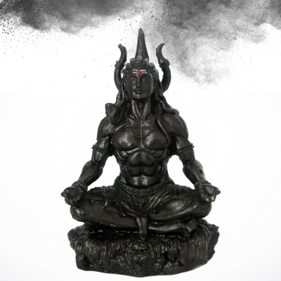 Muskan Divine Decorative Showpiece  -  7 cm(Polyresin, Black)