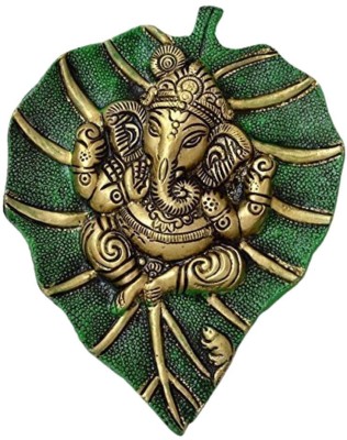 Craft Trade WSC-1 Decorative Showpiece  -  9 cm(Metal, Green)