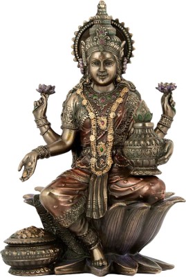 VAMIKA HANDICRAFTS Laxshmi Idol Decorative Showpiece  -  18.5 cm(Resin, Multicolor)