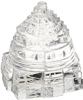 SHRI ASTHA VINAYAK Decorative Showpiece  -  7 cm(Crystal, White)